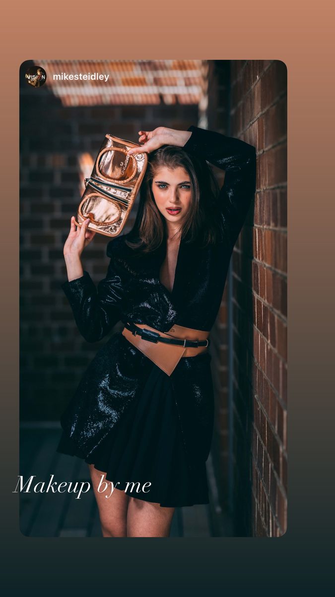 Editorial fashion makeup look